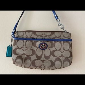 COACH Monogram Wristlet